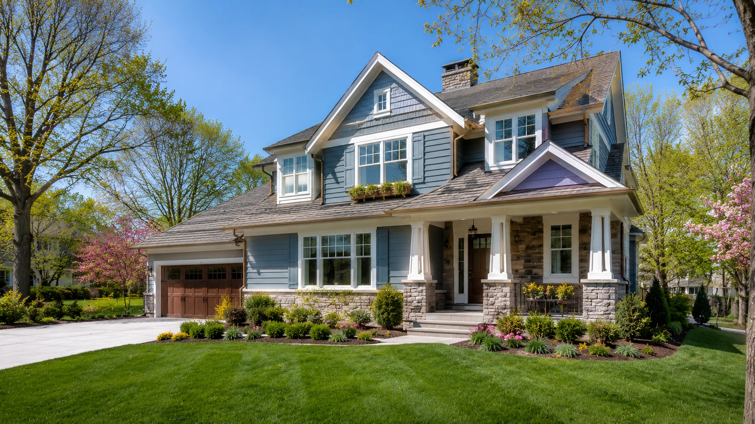 Spring-season Roseville MN home exterior — ideal time for pre-listing inspection